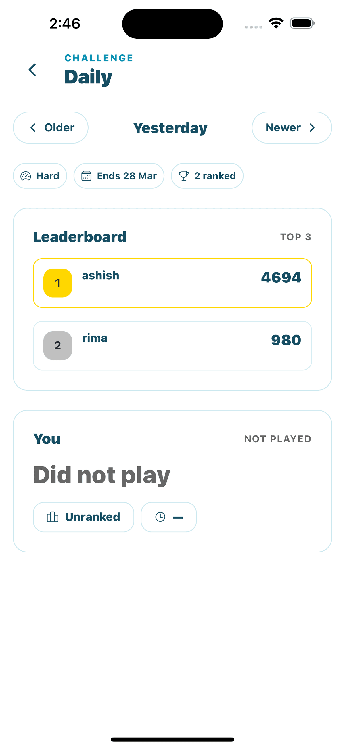daily game mode
